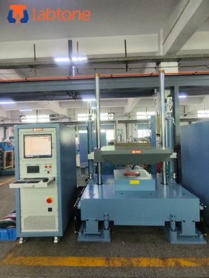 Macchina per test di urto a gradino con carico utile di 500 kg e ampia gamma di test a semionda, conforme allo standard DEF STD 07-55