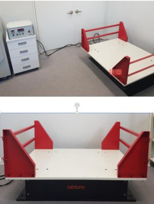 Tavolo vibrante meccanico ad alte prestazioni con carico utile di 200 kg per test di scarico da impatto e salto