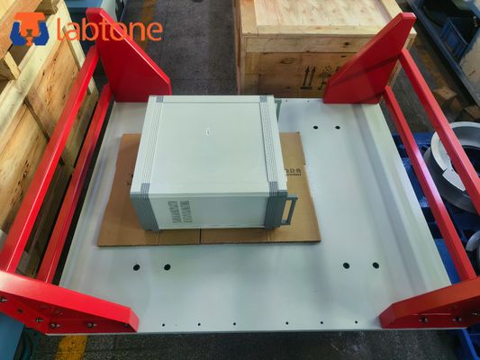 Apparecchiatura per test su tavola vibrante con intervallo di frequenza 2-5Hz, dimensioni tavola 1200 x 1500mm, conforme agli standard ISTA, ISO e IEC