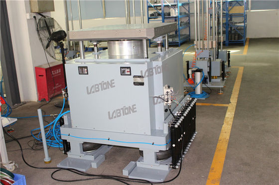 100 kg di carico utile Tester di urto pneumatico ad alta velocità con tabella 500 x 700 mm Accelerazione fino a 200 g